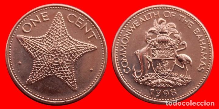 Monedas antiguas de Am&eacute;rica: 1 CENTAVO CENT CENTIMO 1998 SIN CIRCULAR BAHAMAS 0089SC - Foto 1