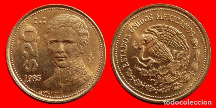 20 pesos 1985 sin circular mexico caribe 0191sc - Comprar Monedas