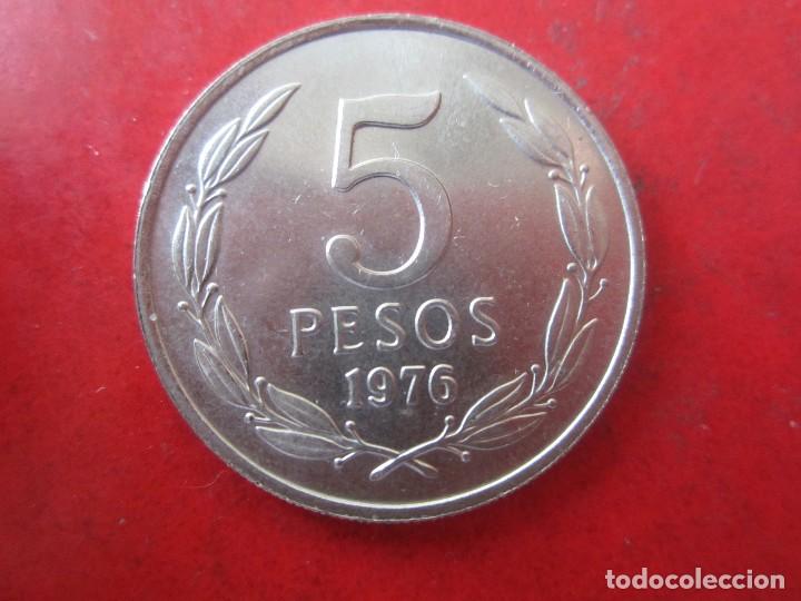 Monedas antiguas de Am&eacute;rica: Chile. 5 pesos 1976 - Foto 2
