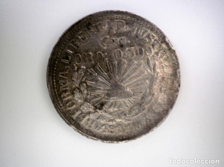 Monedas antiguas de Am&eacute;rica: Peso mexicano de 1914 - Foto 2