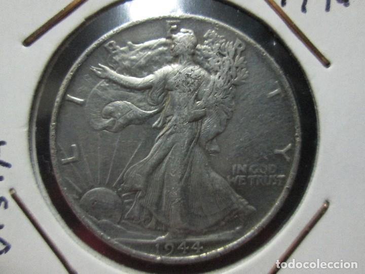 Monedas antiguas de Am&eacute;rica: half dollar 1944 plata - Foto 1