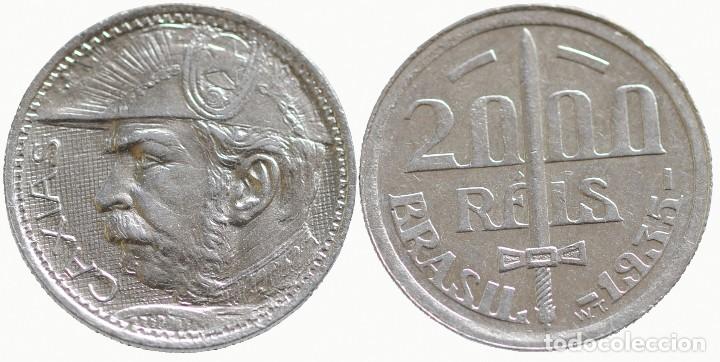 Monedas antiguas de Am&eacute;rica: BRASIL 2000 REIS 1935 - Foto 1