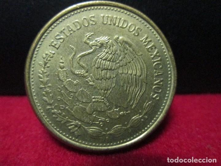 Monedas antiguas de Am&eacute;rica: 100 pesos 1990 mexico - Foto 2