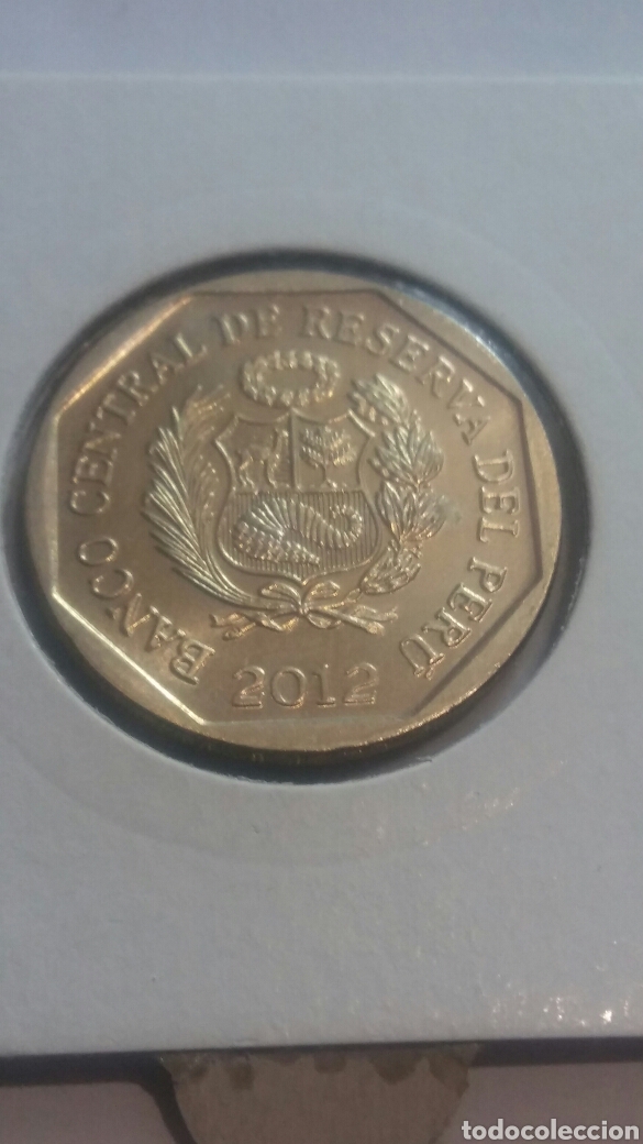 Monedas antiguas de Am&eacute;rica: Moneda Per&uacute; un nuevo sol 2012 - Foto 2