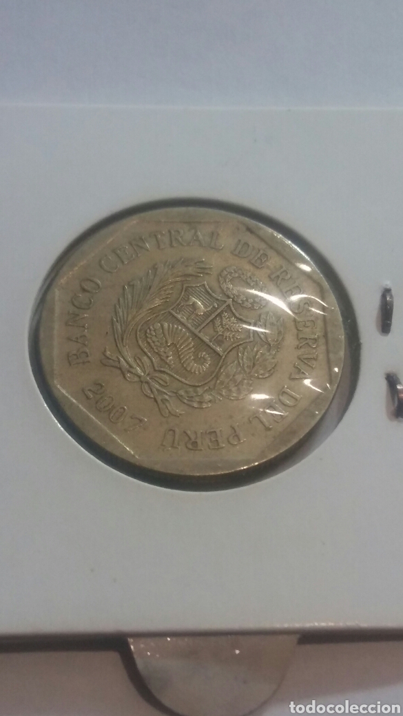 Monedas antiguas de Am&eacute;rica: Moneda Per&uacute; un nuevo sol 2007 - Foto 2