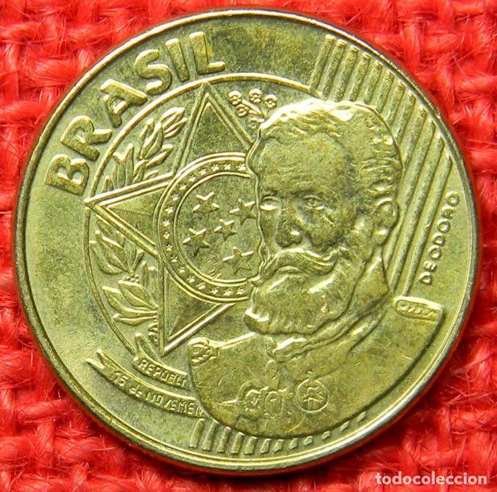 Monedas antiguas de Am&eacute;rica: Brasil - 25 centavos - 2003 - Foto 1