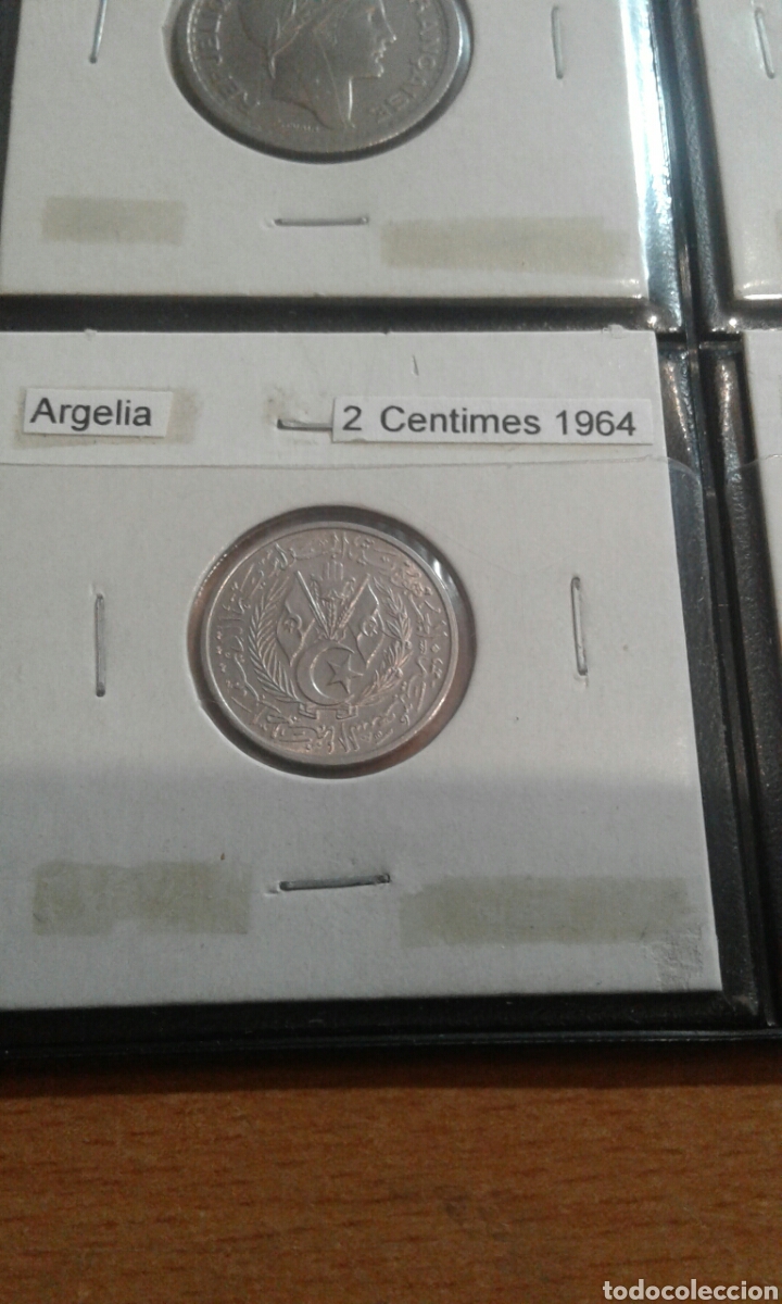 Monedas antiguas de Am&eacute;rica: Alger&iacute;a 2 centimes 1964 sc - Foto 1