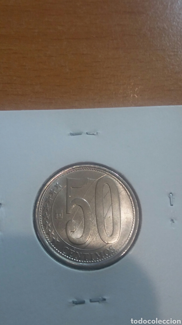 Monedas antiguas de Am&eacute;rica: Venezuela 50 c&eacute;ntimos 2007 sc - Foto 2