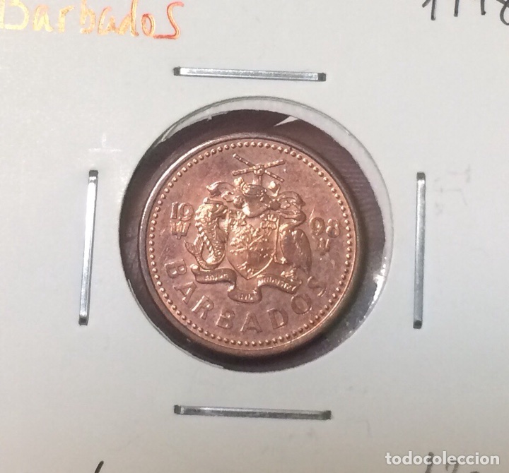 Monedas antiguas de Am&eacute;rica: edu8 &ndash; Barbados 1 cent 1998 - Foto 1