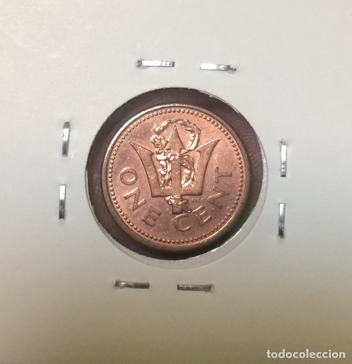 Monedas antiguas de Am&eacute;rica: edu8 &ndash; Barbados 1 cent 1998 - Foto 2