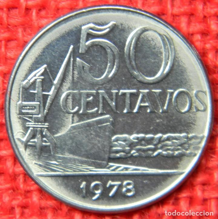 Monedas antiguas de Am&eacute;rica: Brasil - 50 centavos 1978 - Foto 3