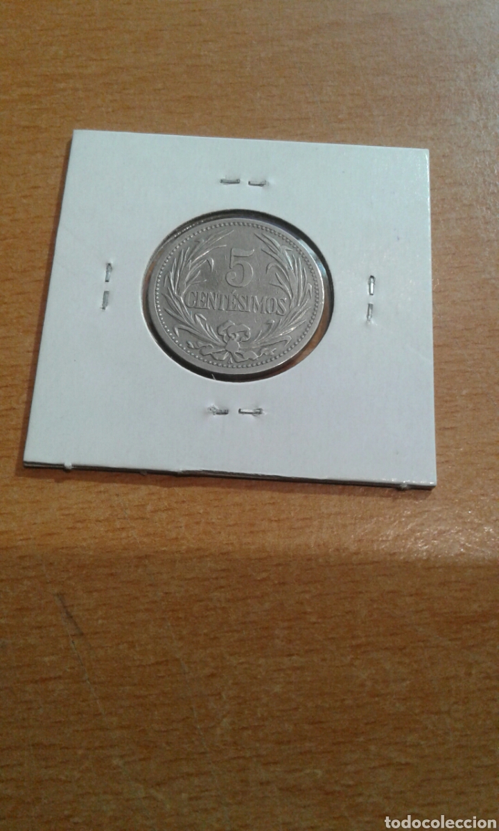 Monedas antiguas de Am&eacute;rica: Uruguay 5 centesimos 1901 ebc km21 - Foto 2