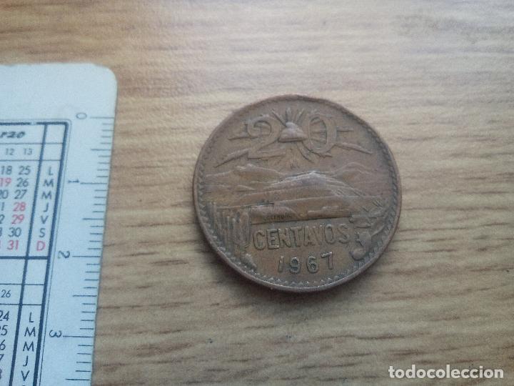 Monedas antiguas de Am&eacute;rica: M&eacute;xico. 20 centavos de 1967 - Foto 1