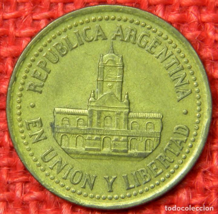 Monedas antiguas de Am&eacute;rica: Argentina 25 centavos, 1992 - Foto 2
