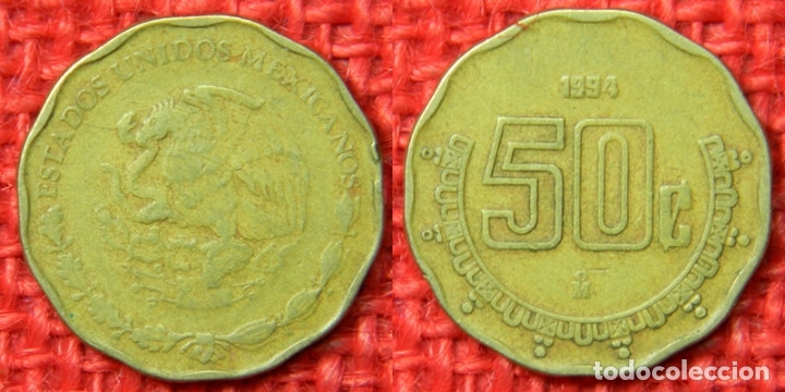 Monedas antiguas de Am&eacute;rica: Mexico - 50 centavos - 1994 - Foto 1