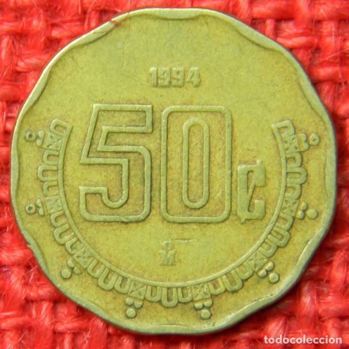 Monedas antiguas de Am&eacute;rica: Mexico - 50 centavos - 1994 - Foto 2