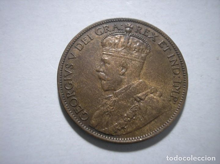 Monedas antiguas de Am&eacute;rica: 1 centavo de Canad&aacute; 1913 - Foto 1