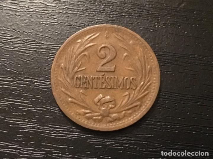 Monedas antiguas de Am&eacute;rica: Moneda 2 cent&eacute;simos Uruguay 1948 - Foto 2