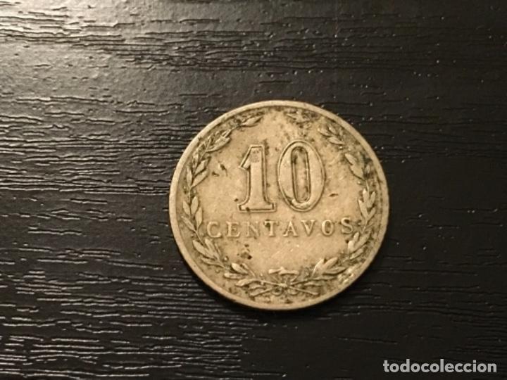 Monedas antiguas de Am&eacute;rica: Moneda 10 centavos Argentina 1899 - Foto 2