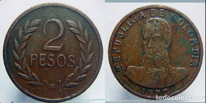 Monedas antiguas de Am&eacute;rica: MONEDA DE COLOMBIA 2 PESOS 1978 - Foto 1