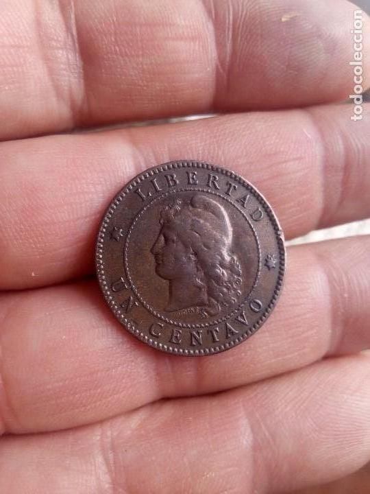 Monedas antiguas de Am&eacute;rica: Argentina 1 centavo de 1890 - Foto 1