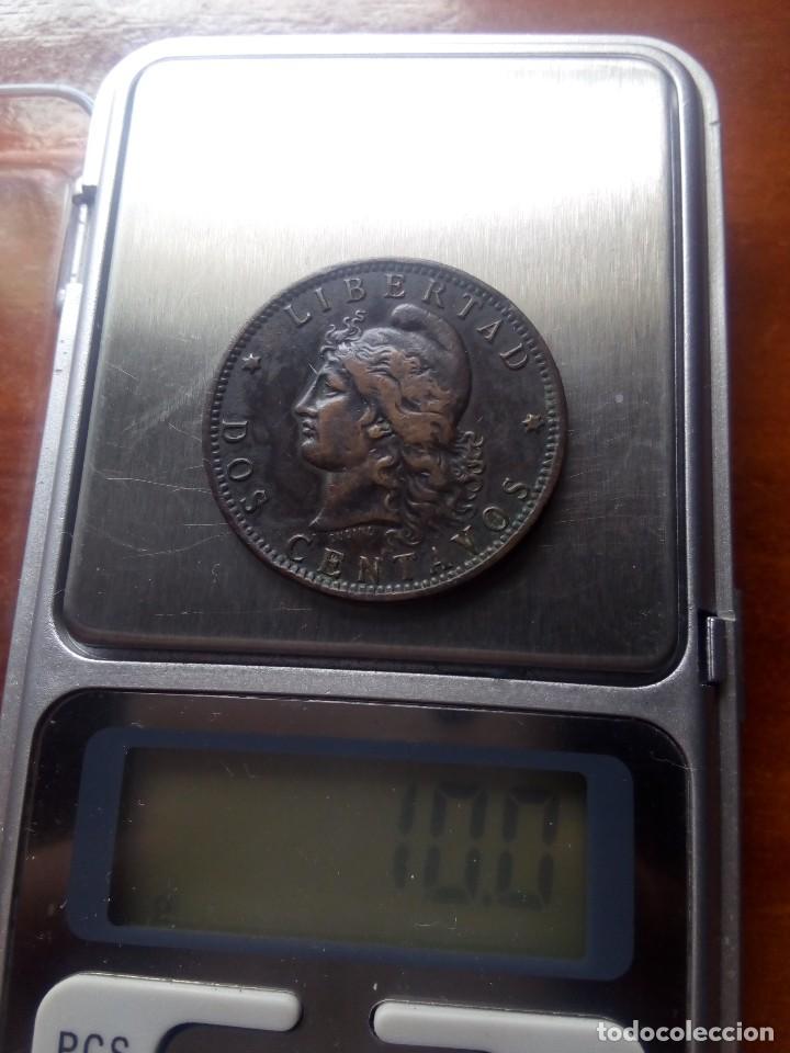 Monedas antiguas de Am&eacute;rica: Argentina 2 centavos de 1889 - Foto 3