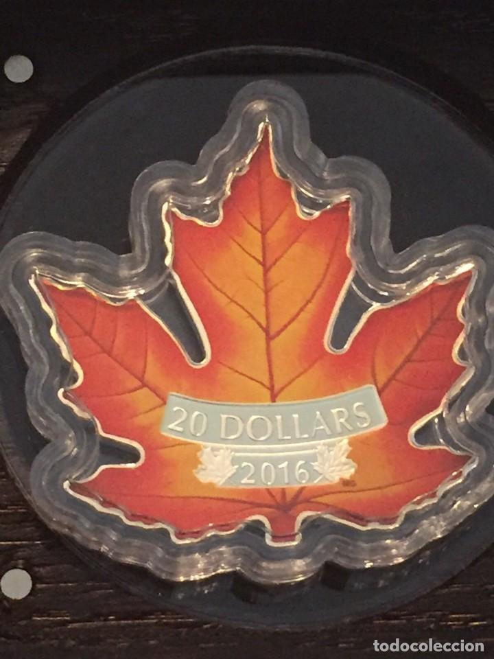 Monedas antiguas de Am&eacute;rica: CANADA 20 DOLARES 2016 MAPLE LEAF - Foto 3