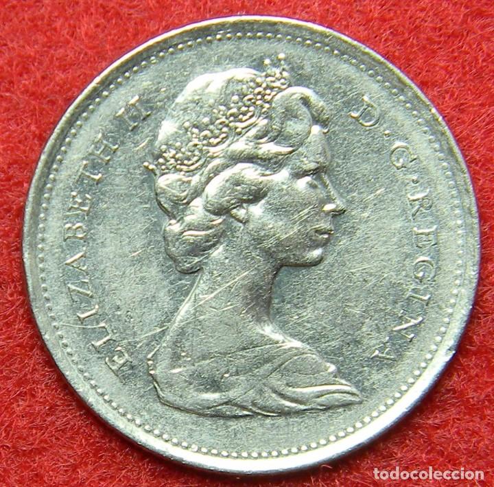Monedas antiguas de Am&eacute;rica: Canada - 25 centavos - 1968 - Foto 2