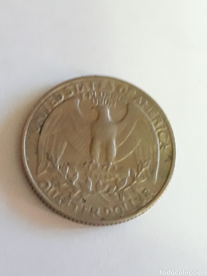 Monedas antiguas de Am&eacute;rica: 1 Moneda de EE.UU 1/4 de Dolar - Foto 1