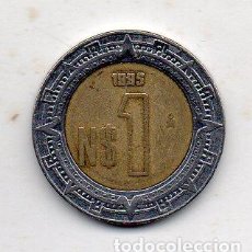 Monedas antiguas de América: MÉXICO. 1 PESO. AÑO 1995. BIMETÁLICA.. Lote 120668107