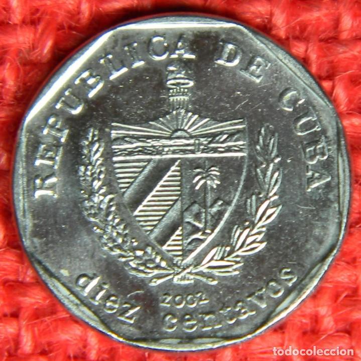 Monedas antiguas de Am&eacute;rica: Cuba - 10 Centavos - 2002 - Foto 2
