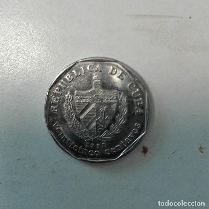 Monedas antiguas de Am&eacute;rica: CUBA 25 CENTIMOS DEL 1998 - Foto 1