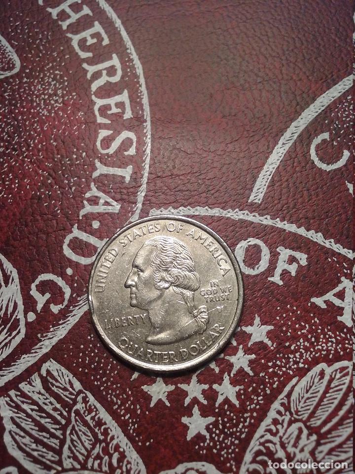 Monedas antiguas de Am&eacute;rica: EUA  -  QUARTER DOLLAR   -  MASSACHUSETS  -  EBC - Foto 2