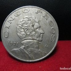Monedas antiguas de América: 5 PESOS 1971 MEXICO = COSPEL GRANDE. Lote 127931651
