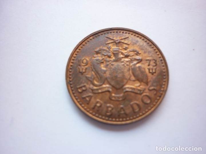 Monedas antiguas de Am&eacute;rica: BARBADOS 1 CENT 1973 - Bc - Foto 2