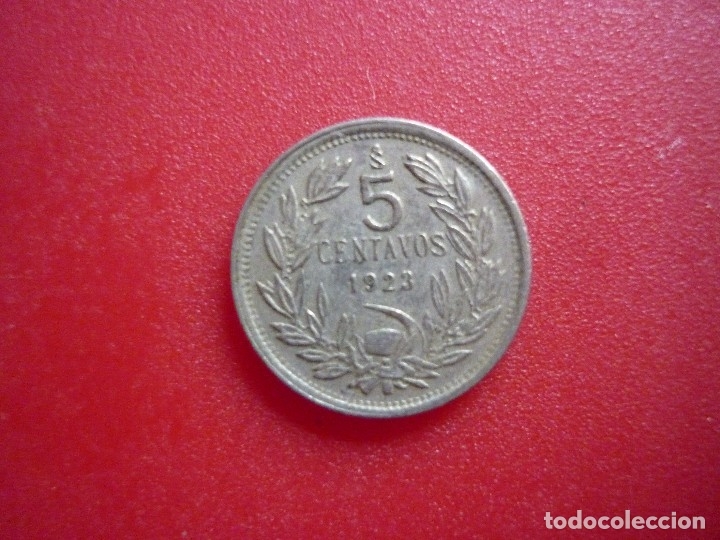 Monedas antiguas de Am&eacute;rica: CHILE, 5 CENTAVOS 1923 - Foto 2