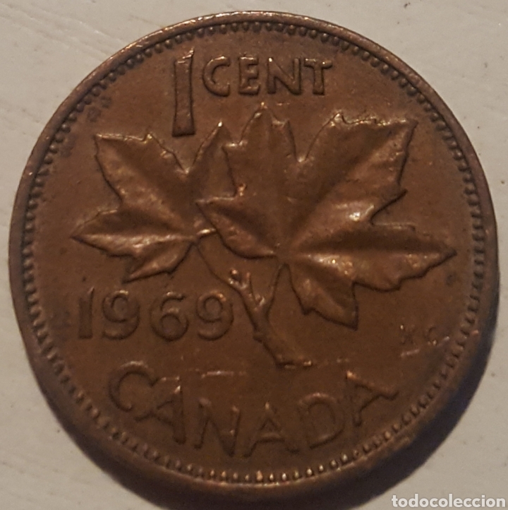 Monedas antiguas de Am&eacute;rica: MONEDA - CANADA 1 CENT 1969 - Foto 1