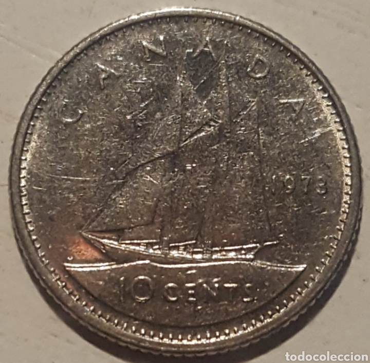 Monedas antiguas de Am&eacute;rica: MONEDA - CANAD&Aacute; 10 CENTS 1973 - Foto 1