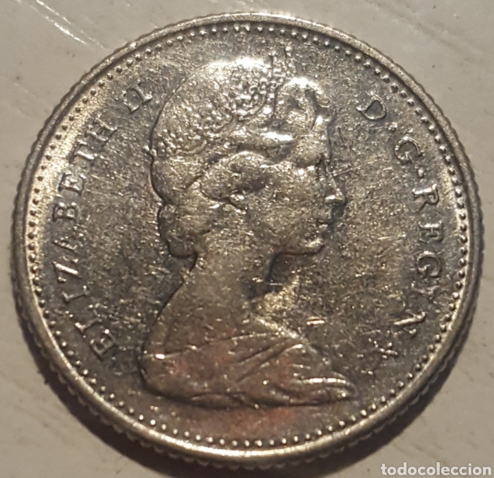 Monedas antiguas de Am&eacute;rica: MONEDA - CANAD&Aacute; 10 CENTS 1973 - Foto 2