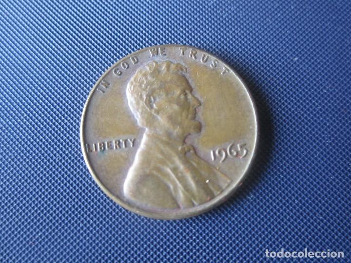 Monedas antiguas de Am&eacute;rica: Usa. 1 centimo 1965 - Foto 1