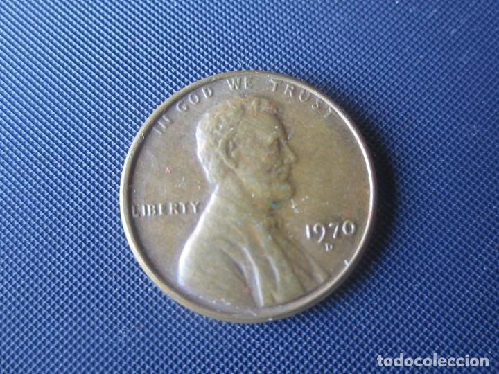 Monedas antiguas de Am&eacute;rica: Usa. 1 centimo 1970 D - Foto 1