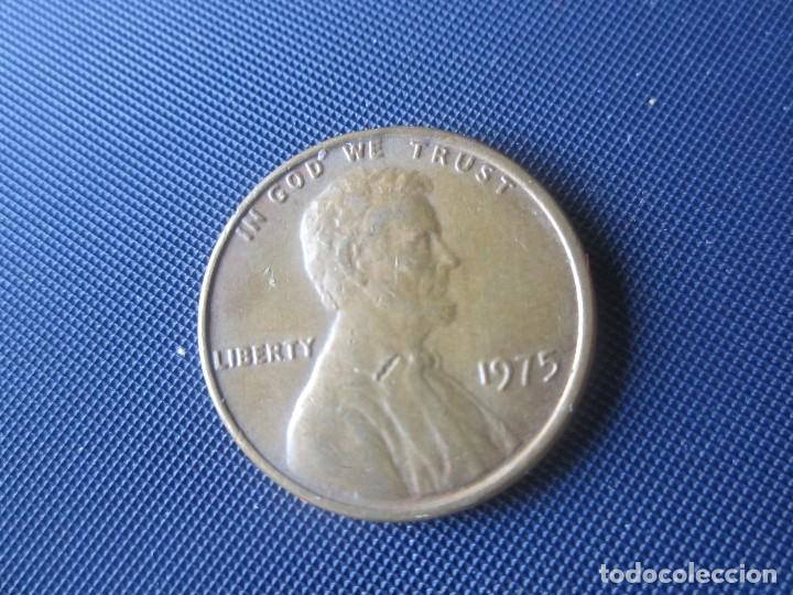 Monedas antiguas de Am&eacute;rica: Usa. 1 centimo 1975 - Foto 1