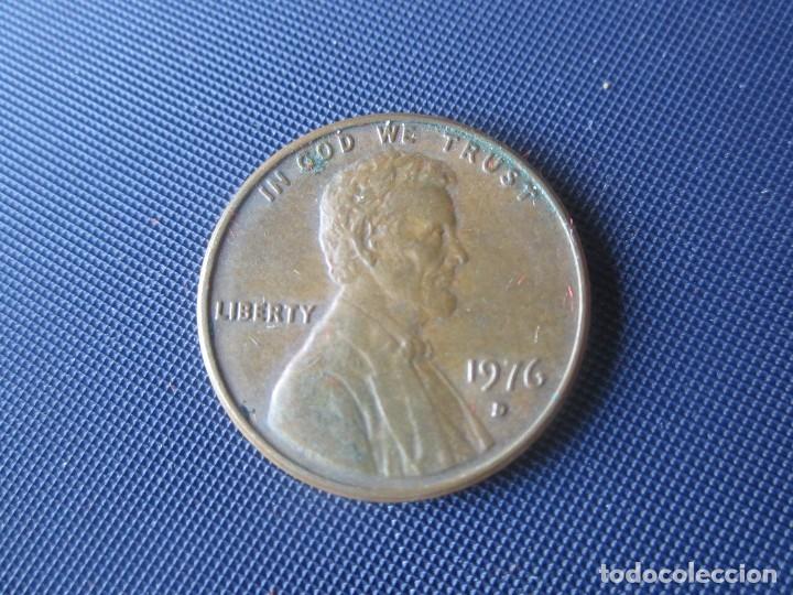 Monedas antiguas de Am&eacute;rica: Usa. 1 centimo 1976 D - Foto 1