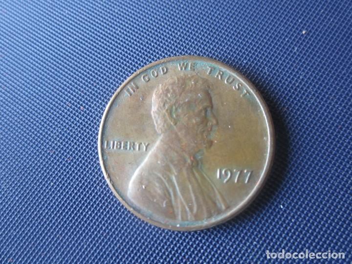 Monedas antiguas de Am&eacute;rica: Usa. 1 centimo 1977 - Foto 1