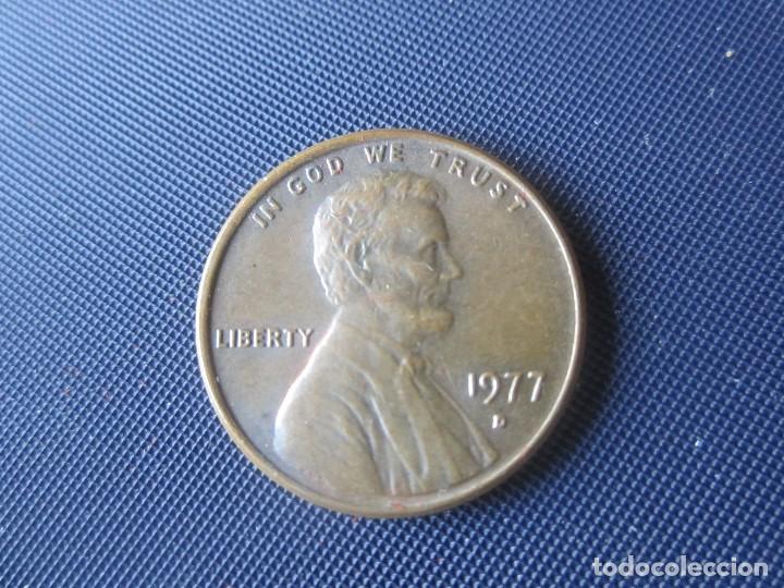 Monedas antiguas de Am&eacute;rica: Usa. 1 centimo 1977 D - Foto 1