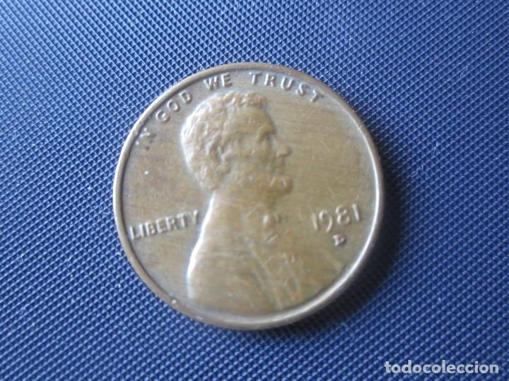 Monedas antiguas de Am&eacute;rica: Usa. 1 centimo 1981 D - Foto 1