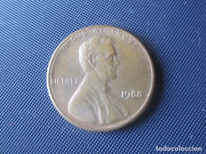 Monedas antiguas de Am&eacute;rica: Usa. 1 centimo 1988 - Foto 1