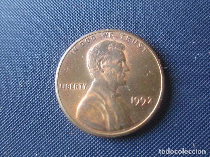 Monedas antiguas de Am&eacute;rica: Usa. 1 centimo 1992 - Foto 1