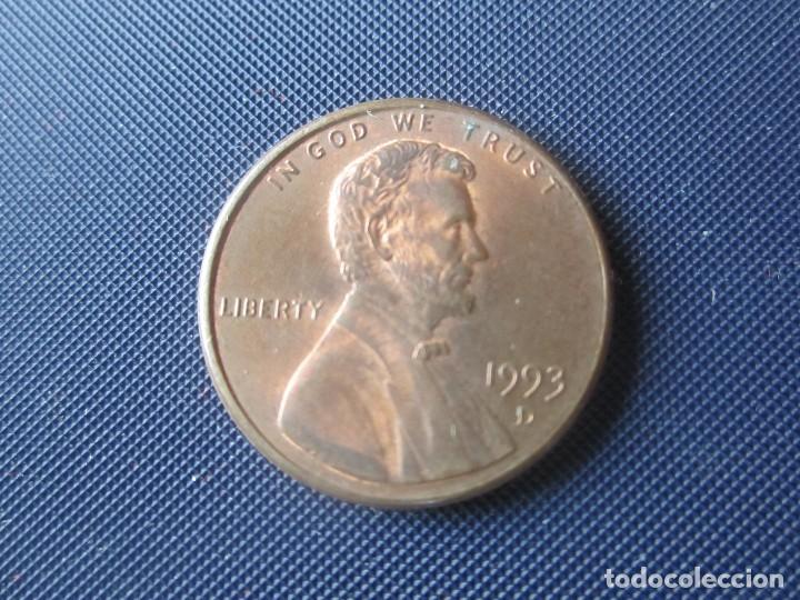 Monedas antiguas de Am&eacute;rica: Usa. 1 centimo 1993 D - Foto 1