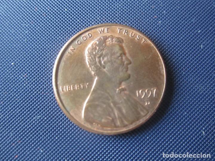 Monedas antiguas de Am&eacute;rica: Usa. 1 centimo 1997 D - Foto 1